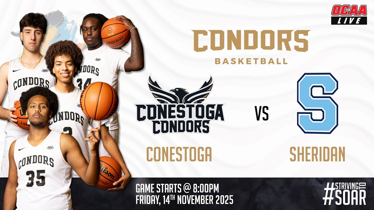 OCAA Men's Basketball 🏀 Sheridan @ Conestoga [2025/11/14]