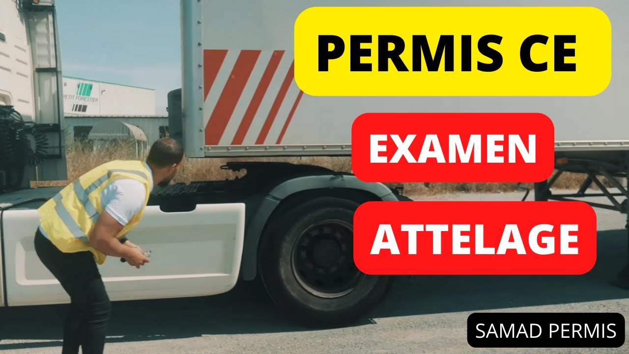 PERMIS CE   plateau attelage