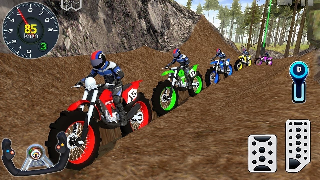 Juegos De Motos Extreme Motocross Dirt Bike Stunt Racing Simulator #1 For Android los Mud Gameplays