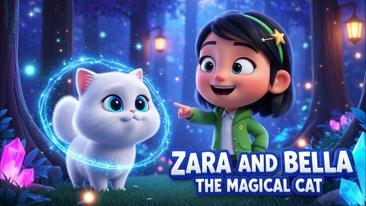 Zara and Bella the Magic Cat | Amazing Magical Story for Kids