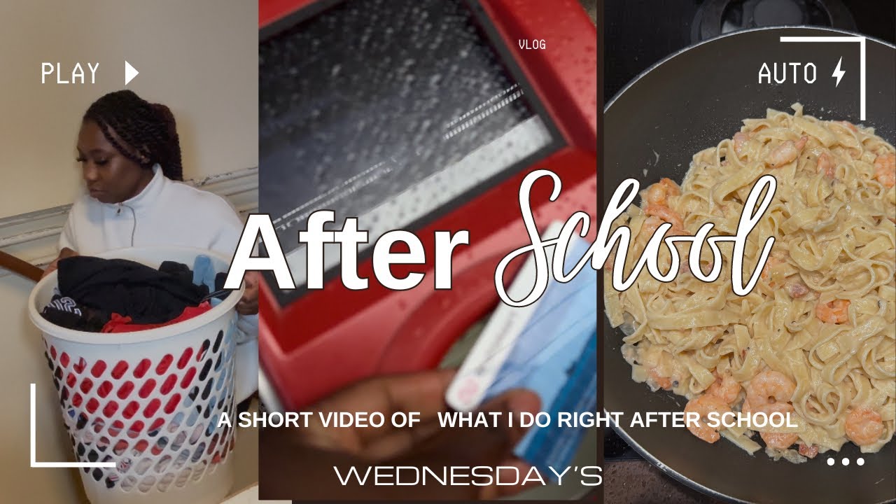 What I do right after school | Omw Home | laundry | cooking | school work @LilianOsavbie