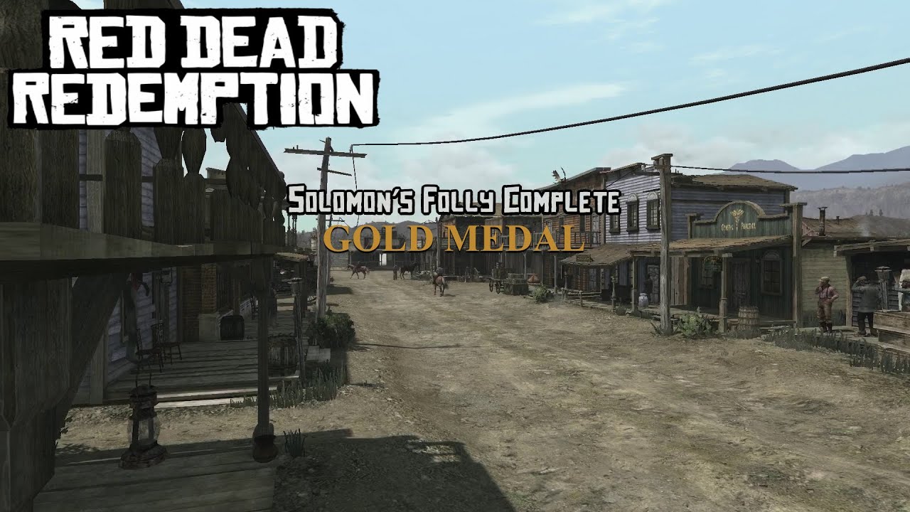 Red Dead Redemption - Solomon's Folly Challenge [Gold Medal] (HD,60fps)
