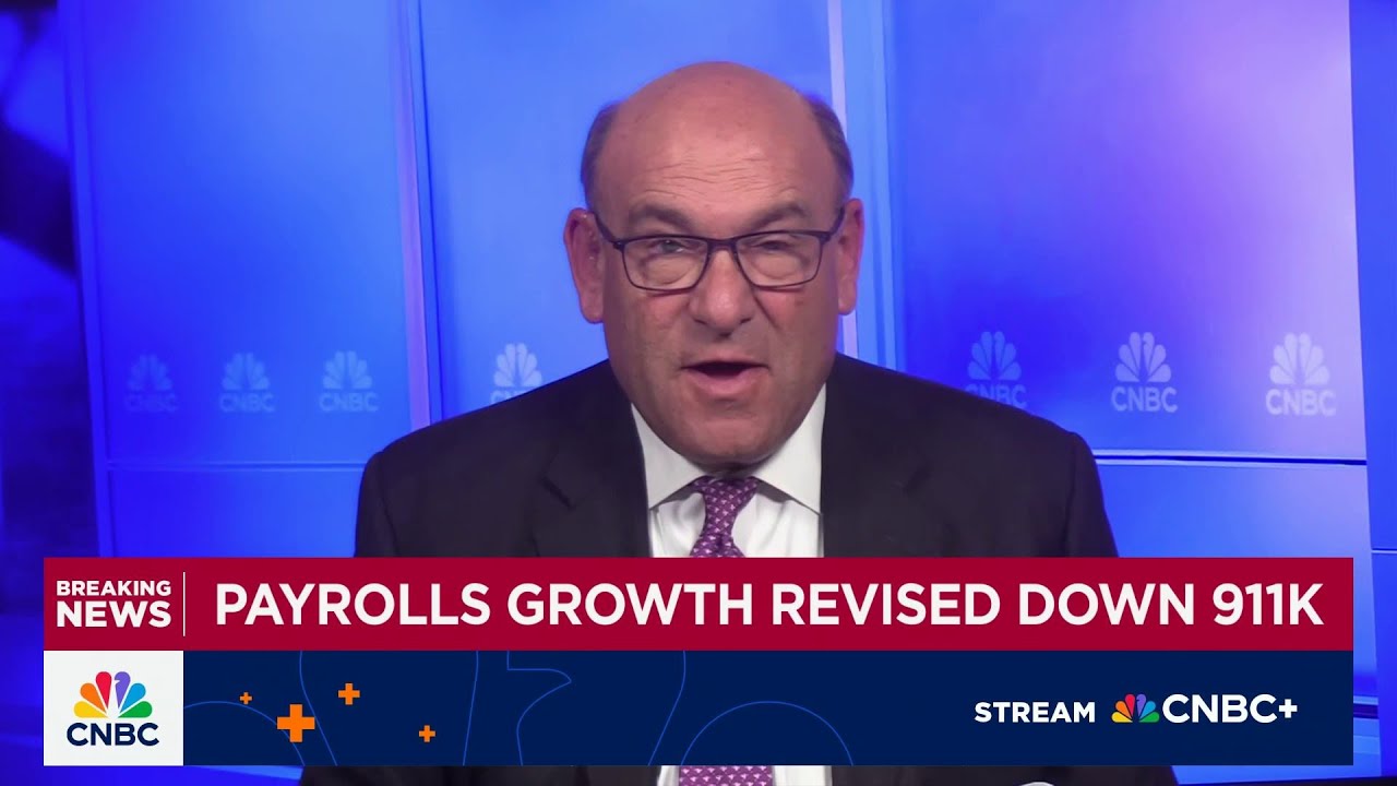 Job growth revised down by 911K through March, signaling economy on shakier footing than realized
