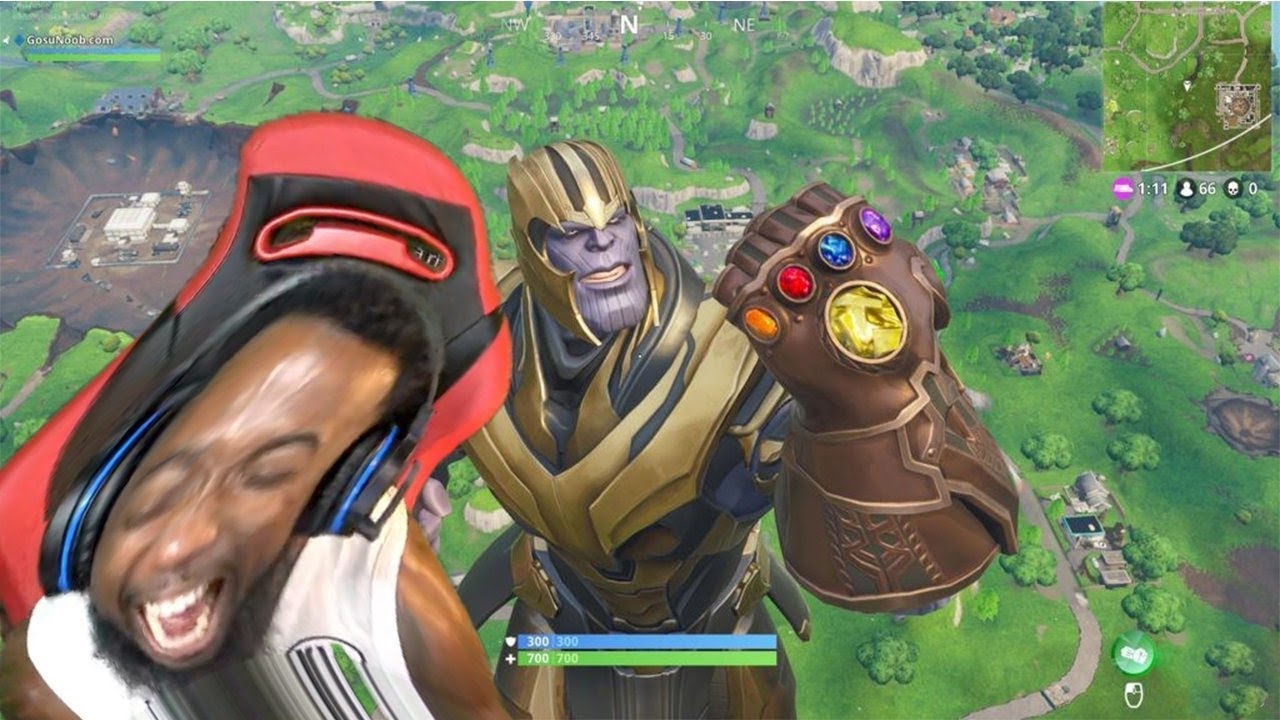 THIS FORTNITE LAG MADE ME RAGE QUIT IN THANOS MODE Fortnite Battle Royale
