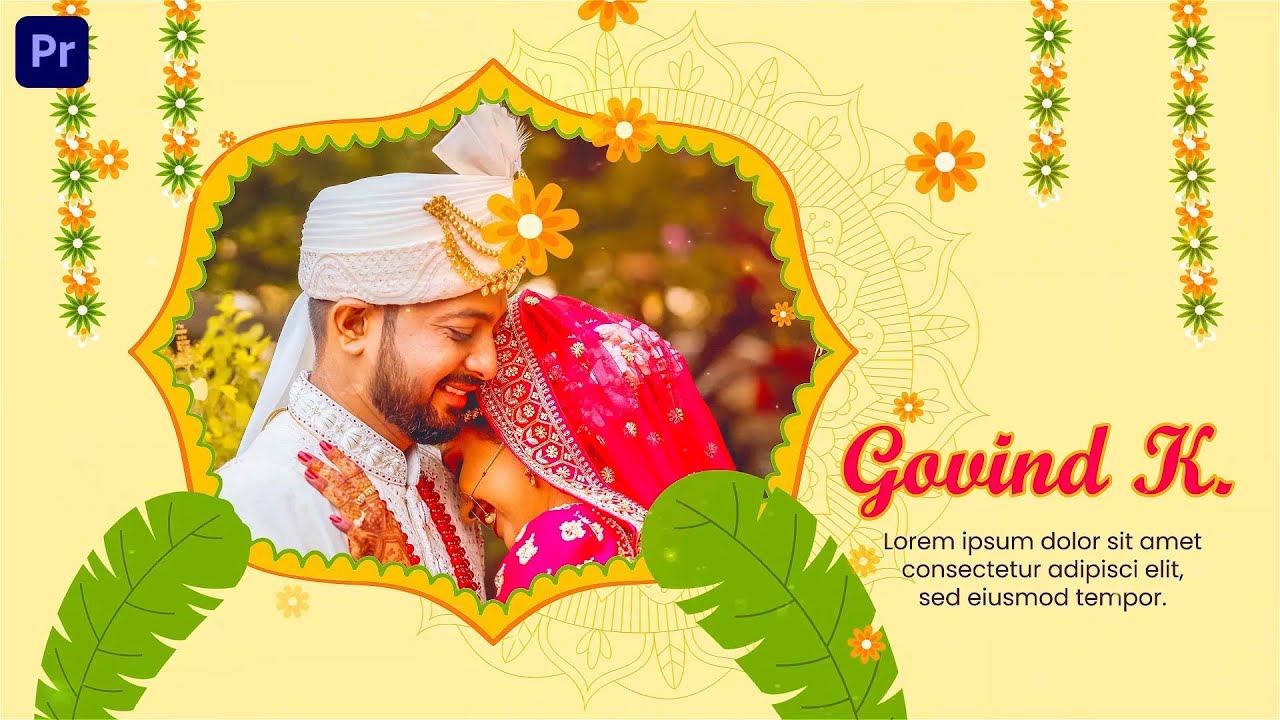 South Indian Wedding Slideshow Premiere Pro Template