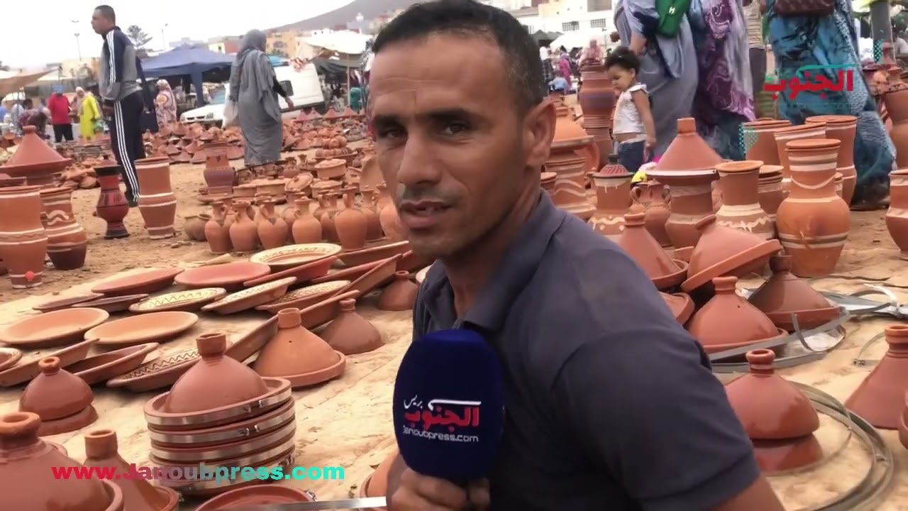 السوق التجاري ضمن فعاليات مهرجان سيدي افني