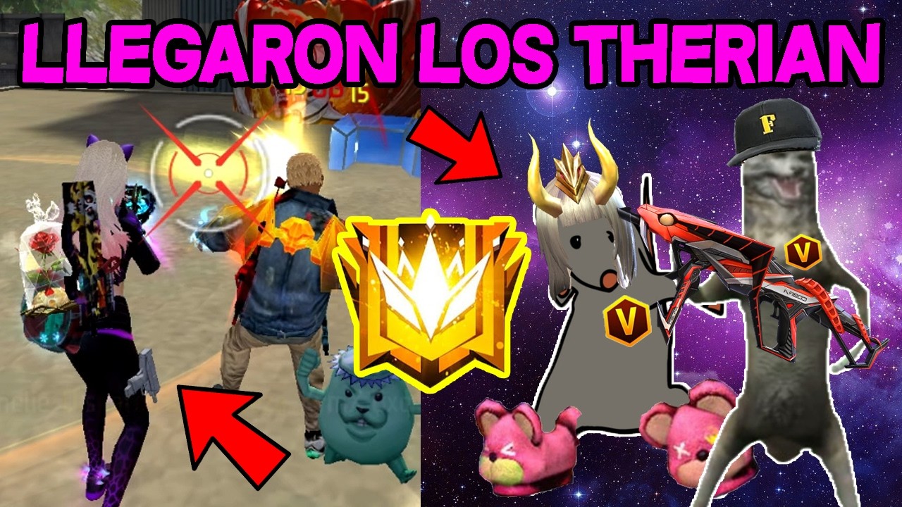 LLEGARON LOS THERIAN A FREE FIRE!! Y LA NUEVA COLABORACIÓN?