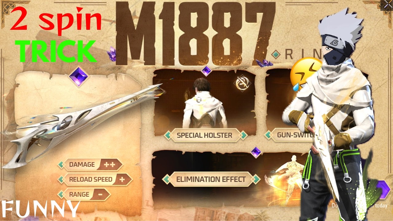 BHAI 2 SPIN ME M1887 NIKAL GAYA #gj02gamer @GJ02GAmER NEW M1887 SKIN