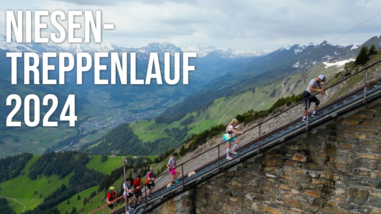 Lisa läuft die längste Treppe der Welt | Kommt mit zum Niesen Treppenlauf 2024 in der Schweiz