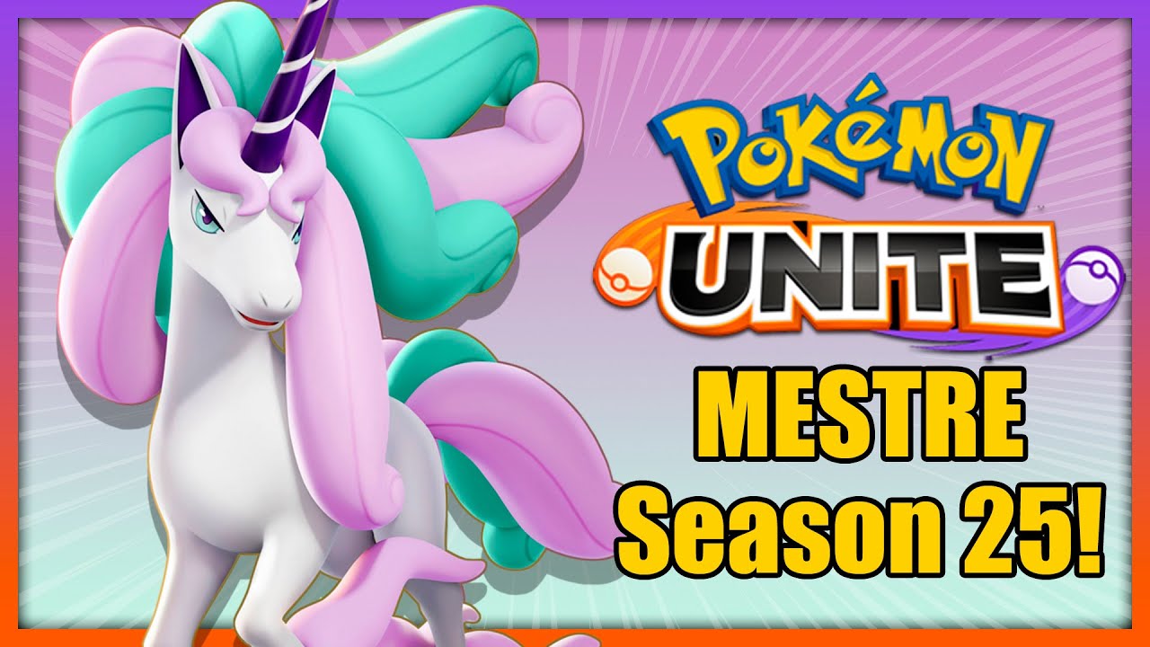 RAPIDASH DE GALAR ME DEIXOU MESTRE! COMO JOGAR COM E CONTRA! | MASTER RANKED SoloQ - Pokémon UNITE