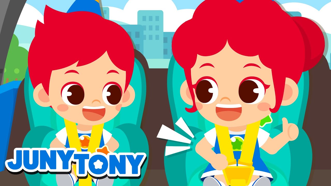 &iexcl;A Ponerse el Cintur&oacute;n de Seguridad! | Seguridad en el Auto | Canci&oacute;n Infantil | JunyTony en espa&ntilde;ol