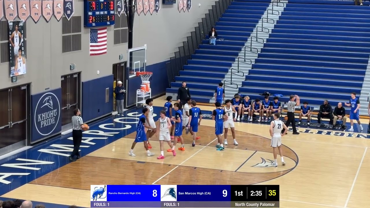 Rancho Bernardo High (CA) vs San Marcos High (CA) on January 14, 2026 Boys High School Basketball
