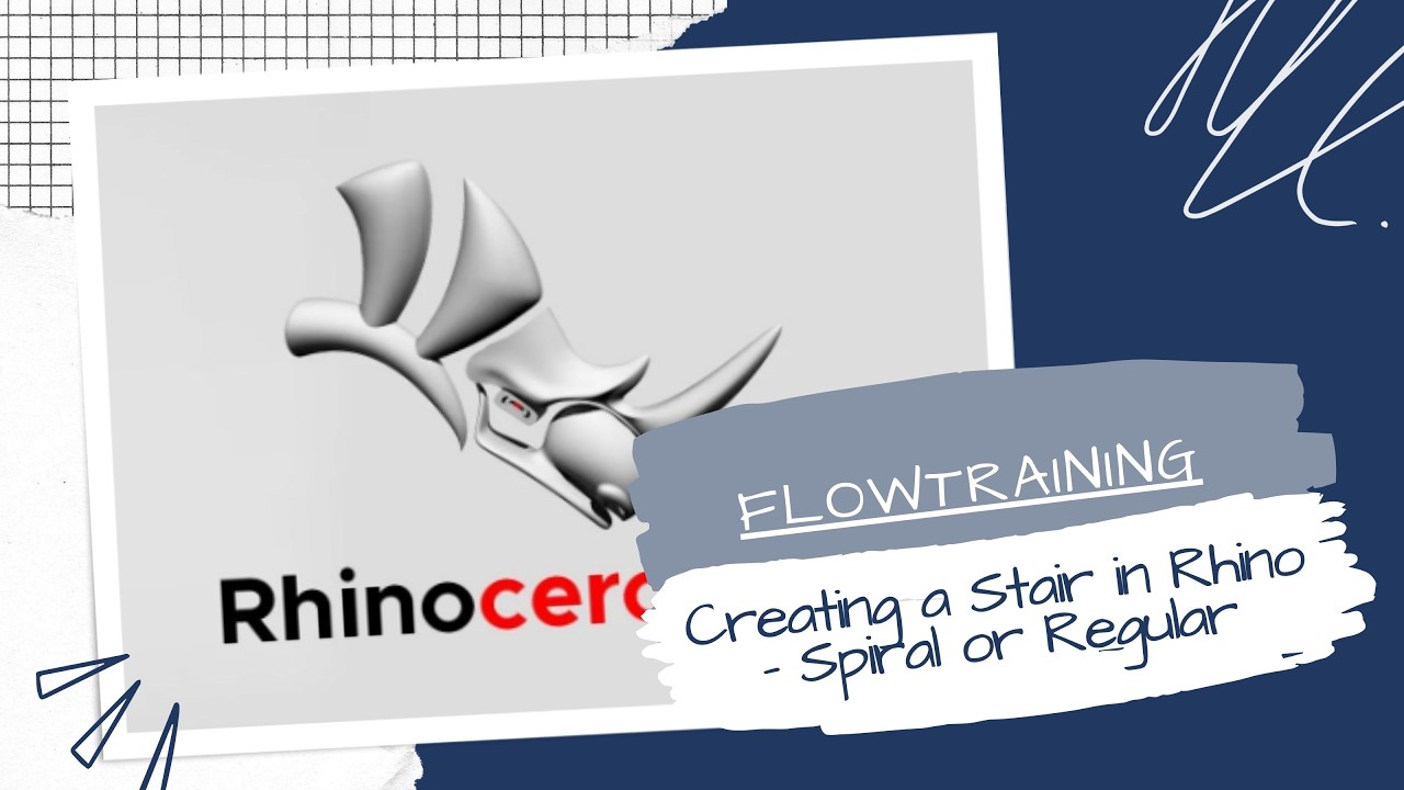 Creating a Stair in Rhino - Spiral or Regular