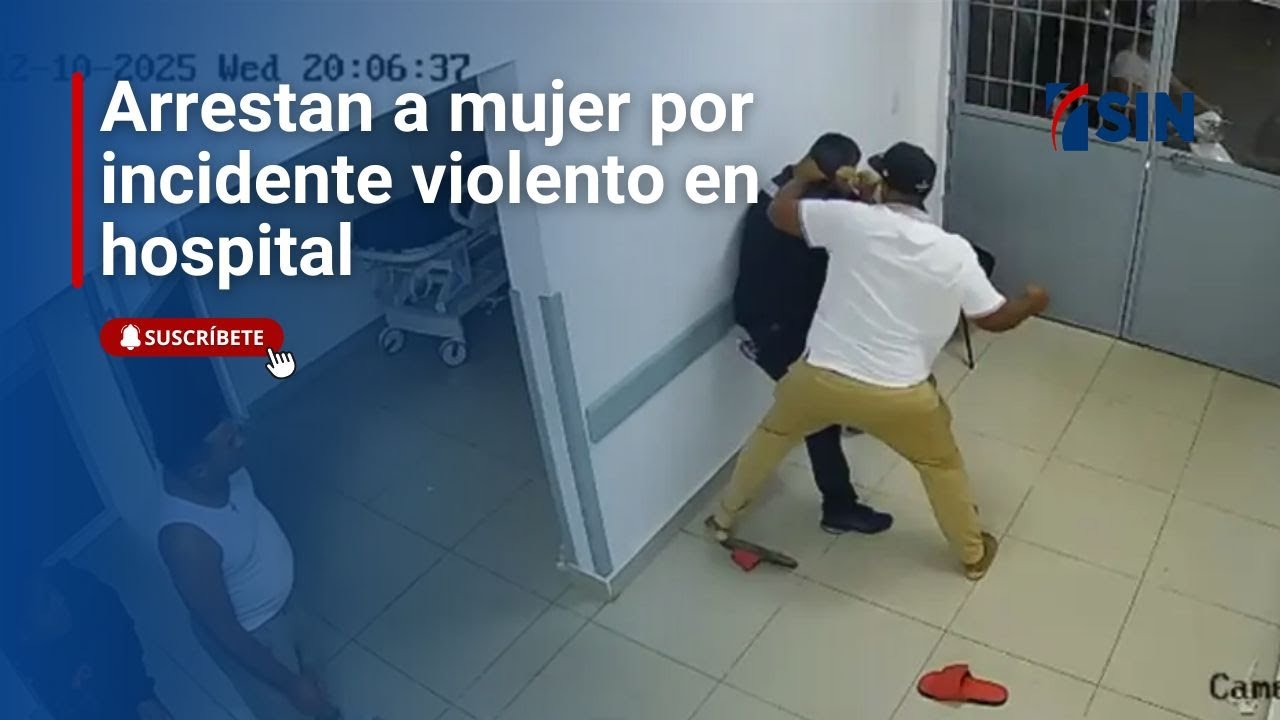 Arrestan a mujer por incidente violento en hospital