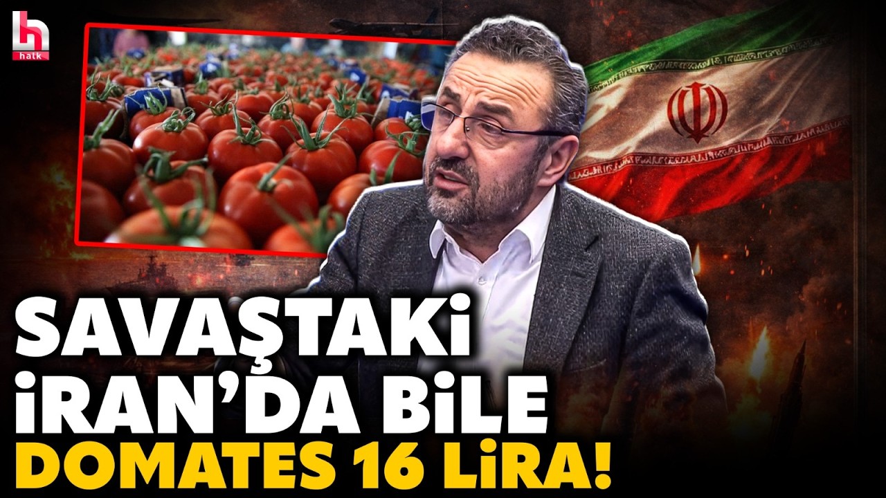 İran büyük bir saldırı altında... Buna rağmen domatesin fiyatı 16 lira... Türkiye'de ise 60 lira!