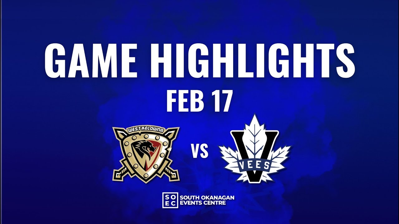 17-02-25 Highlights: Warriors (4) at Vees (5)