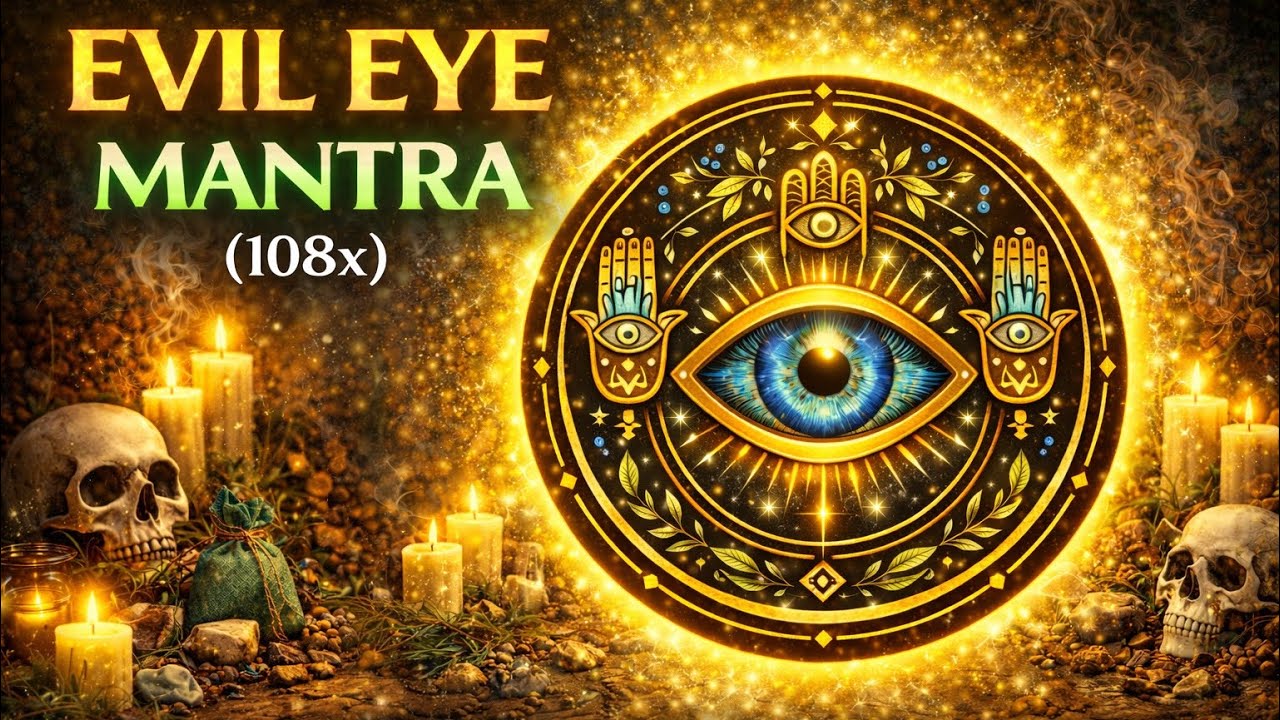 EVIL EYE MANTRA (108x) | Protection from Envy • Clear Negative Energy • Ancestral Shield