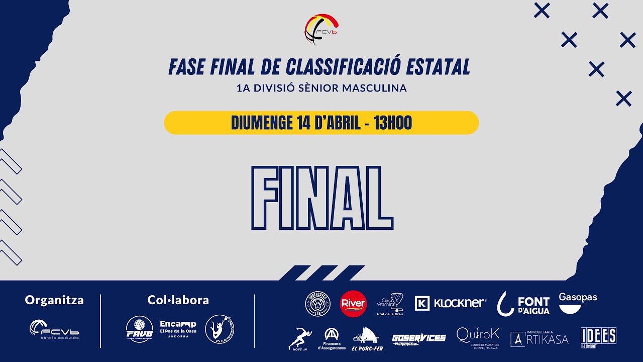 FINAL - FASE FINAL DE CLASSIFICACIÓ ESTATAL