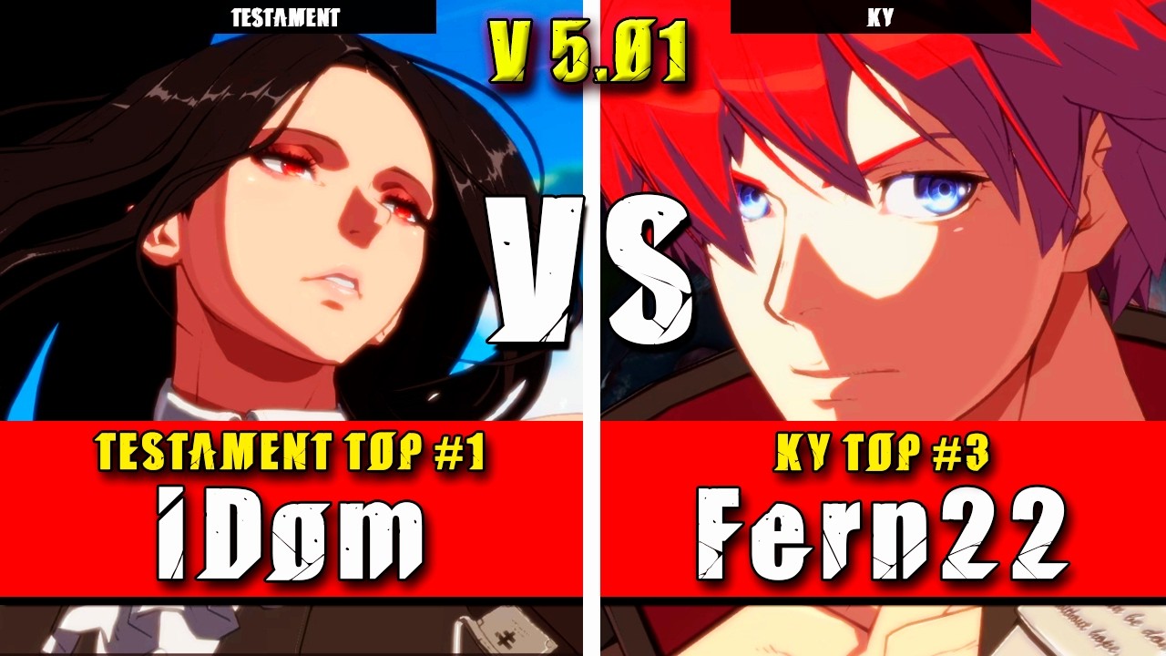 GGST | iDom (Testament) VS Fern22 (Ky) | Guilty Gear Strive High level gameplay