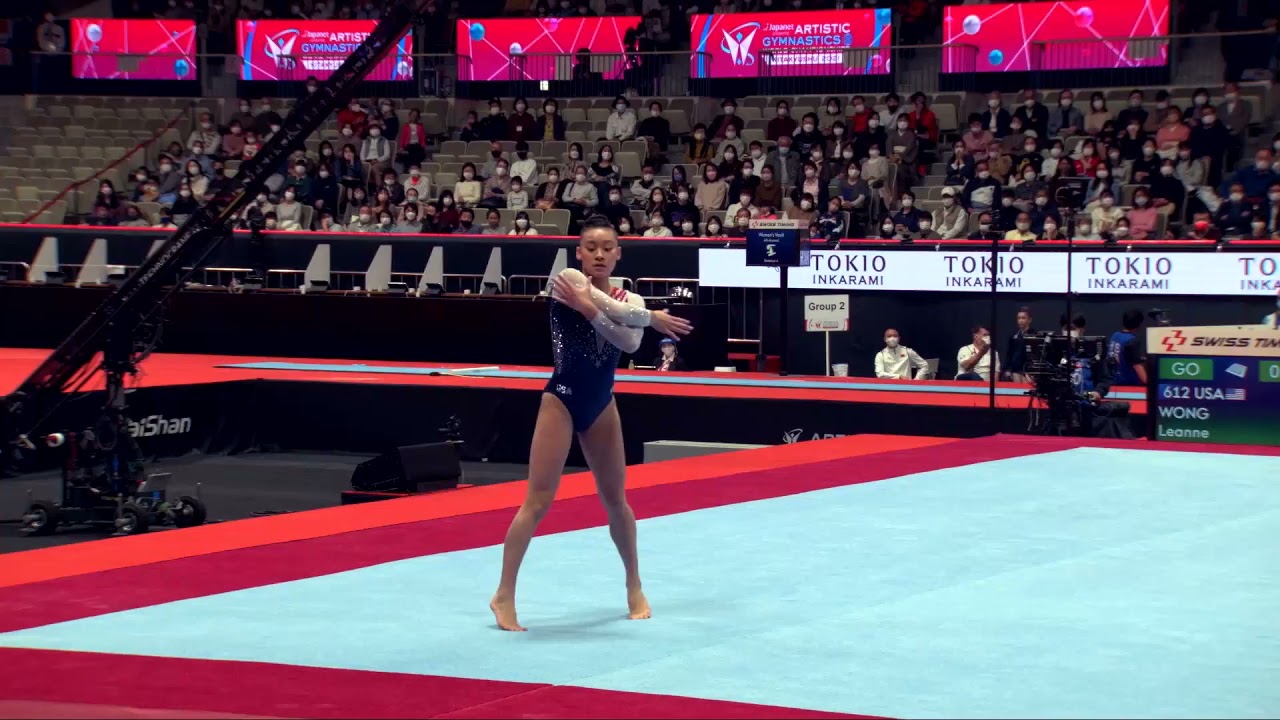 Leanne Wong (USA) 2021 Worlds AA FX