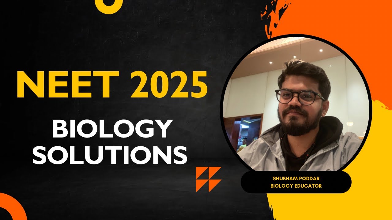 #NEET2025 Paper Solutions Biology | Shubham Poddar