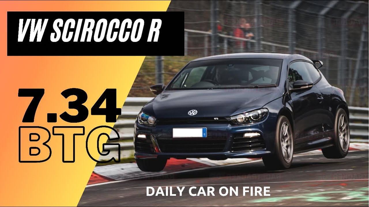 VW Scirocco R Onboard Touristenfahrten Nordschleife - 7:34 BTG