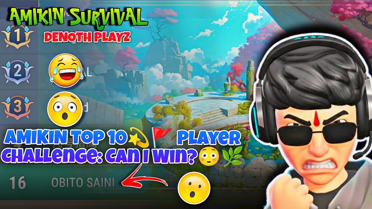 AMIKIN Top 10💫🚩 Player Challenge: Can I Win?😳🌿