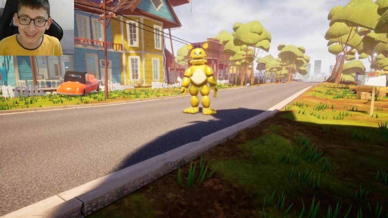 Hello neighbor FredBear modu oynadım (korkunç)