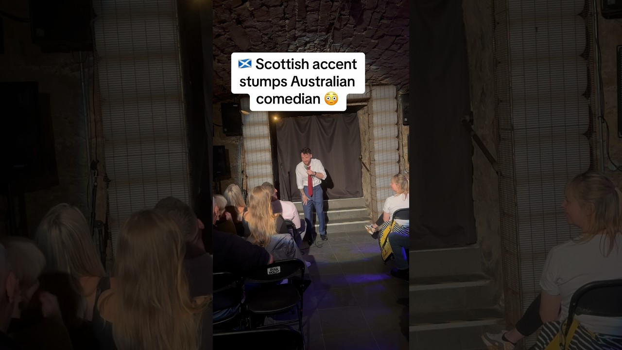 Scottish accent stumps Australian comedian #edinburghfringe #glasgow #edinburgh #scottishaccent