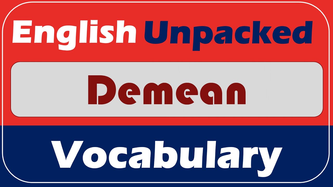 Demean