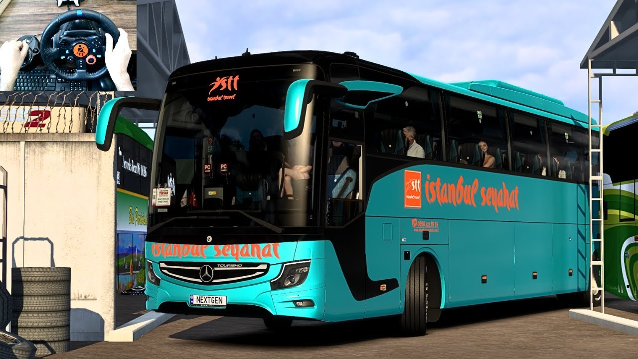 Bus Simulator: Smooth Bus Driving Through Indonesia Tight Road | #ets2 | Logitech G29 Steering Wheel