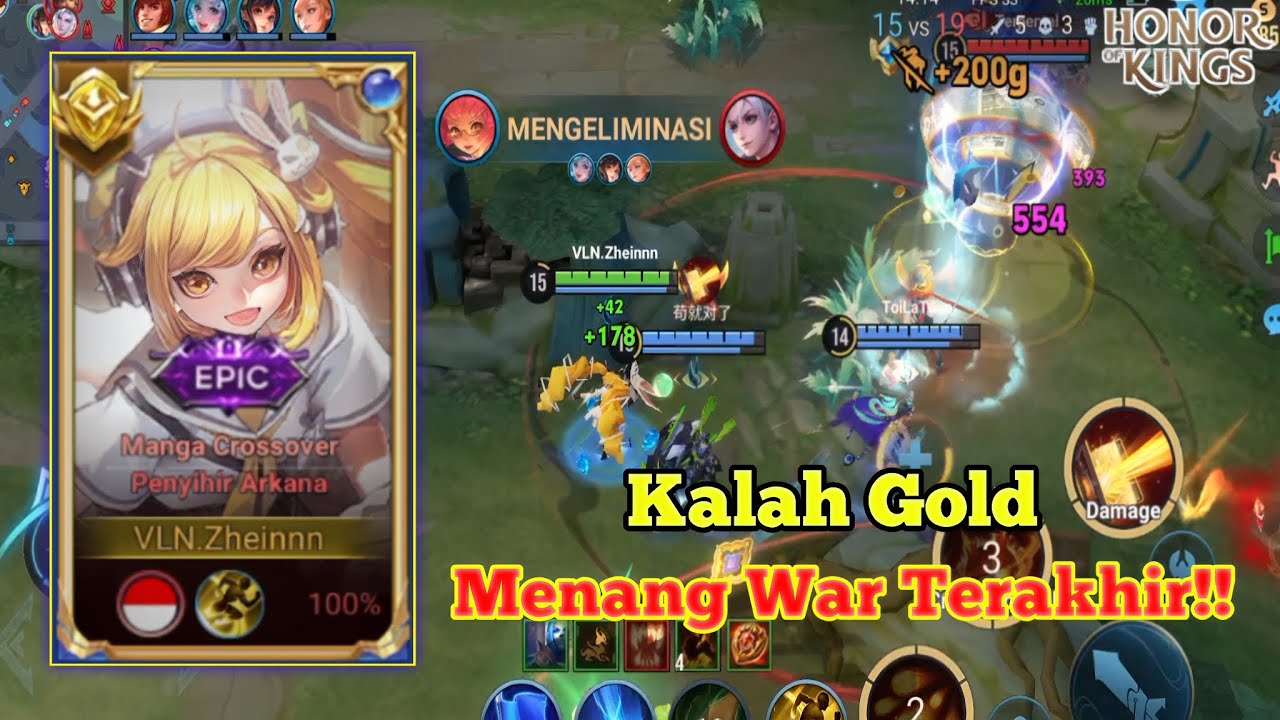 Angela - Kalah Gold, Kalah Tower. Tapi Menang War Terakhir!!