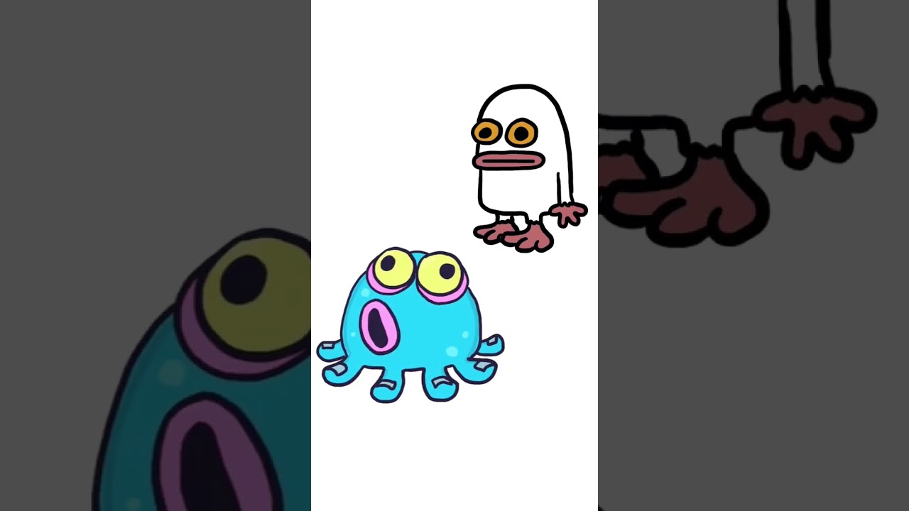 My Singing Monsters but I animated it PART 2: 🎵🫡 #memes #animation
