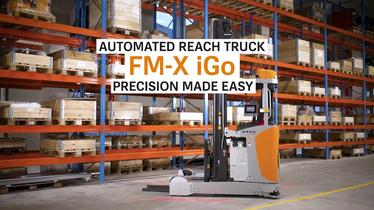 FM-X iGo automated reach truck - Precision made easy.