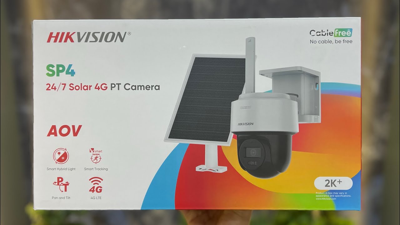 Internet yo‘q joyda ham ishlaydigan kamera  | 4G +Quyosh paneli = Mukammal xavfsizlik |Hikvision SP4