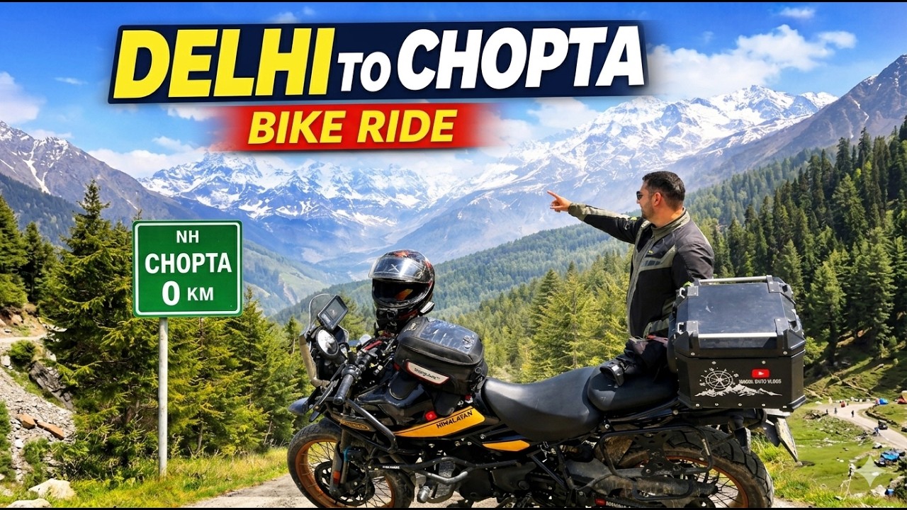 Delhi To Chopta(Tungnath) Bike Ride On Himalayan 450 || EP-01 Delhi to Tungnath Bike Ride