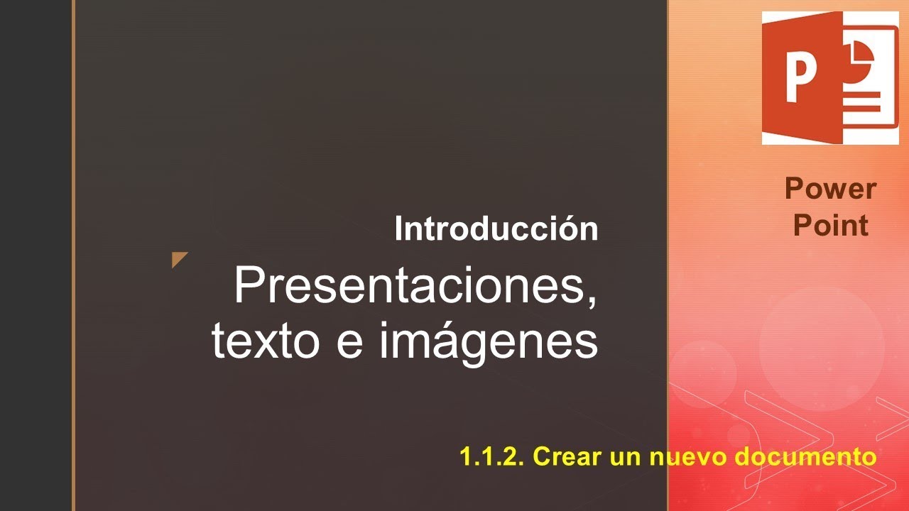01 01 02  Crear un nuevo documento
