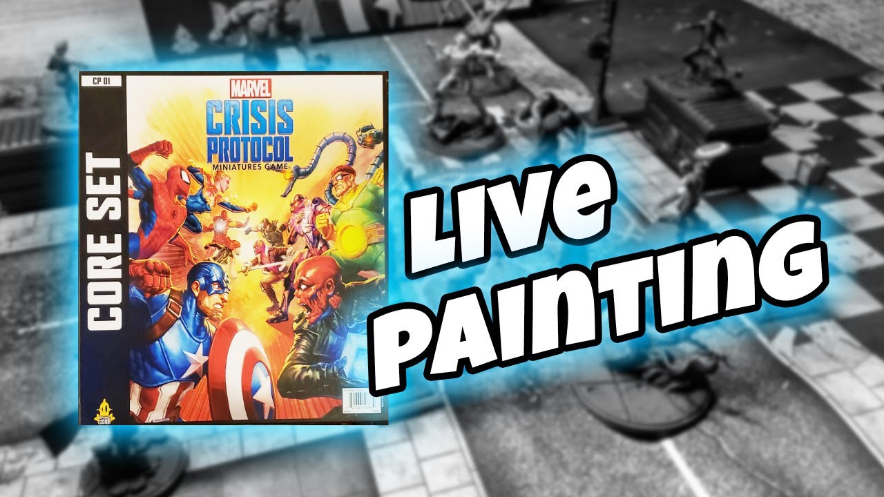 How To Paint | MARVEL: CRISIS PROTOCOL - CAPTAIN MARVEL | Atomic Mass Games