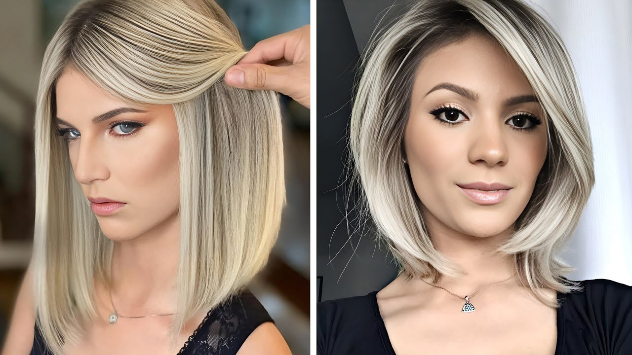 CORTES DE CABELLO BOB 2023 HERMOSOS - CORTES BOB LISO A CAPAS - MODA PARA MUJERES TV