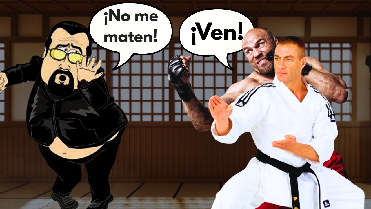 Actores que RETARON a Steven Seagal ... y él HUYÓ🏃🏻‍♂️🥊