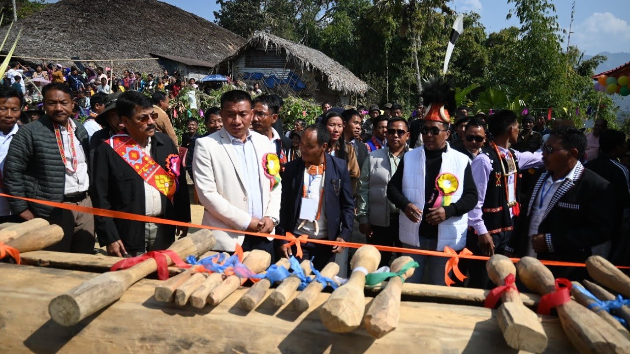 Po Cum kham-tang Programme konnu Village /Log-Drum Dedication Programme 