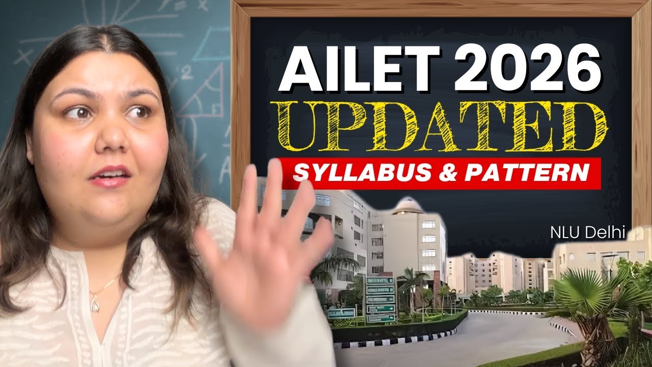 Don’t Start AILET Prep Without Watching This! ⚠️ | 2026 Syllabus Breakdown