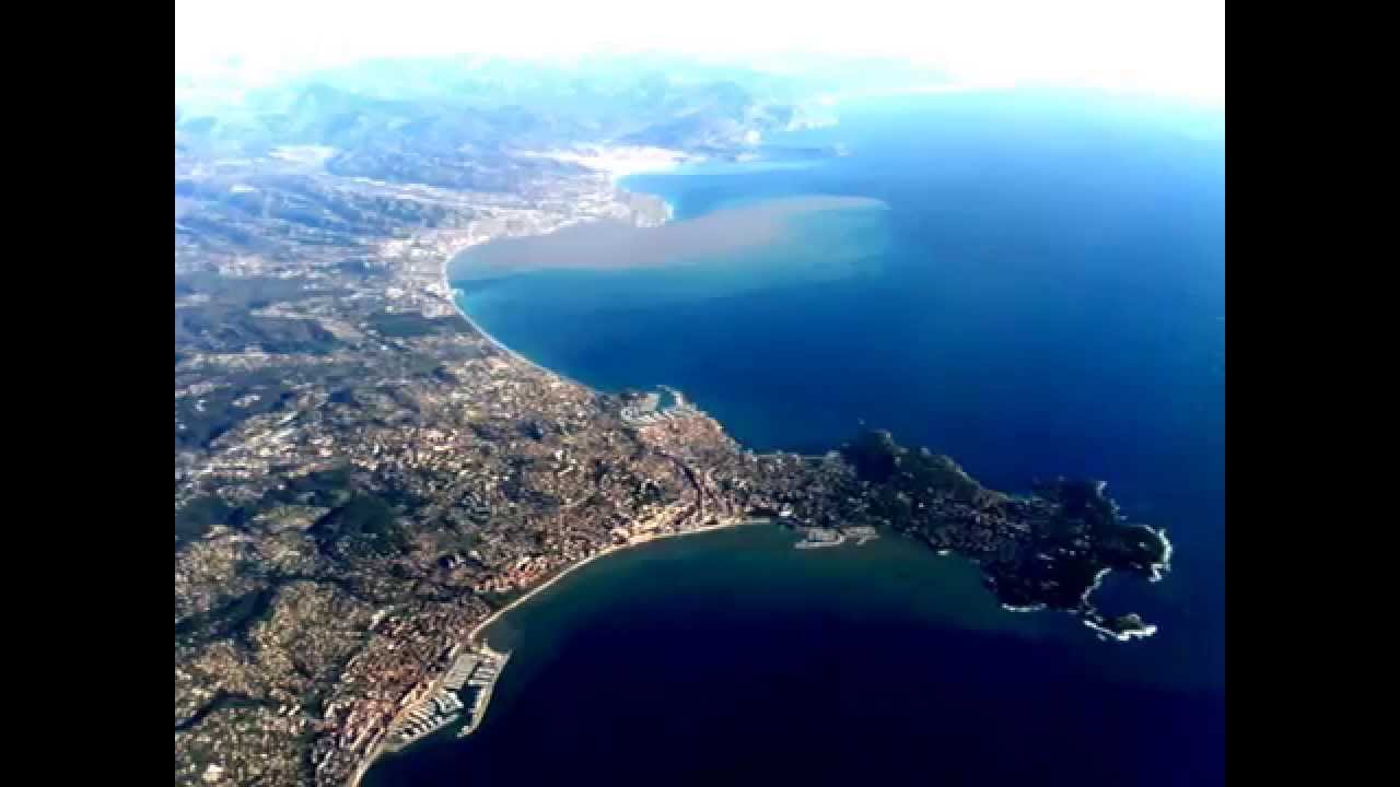 COTE D'AZUR VUE DU CIEL
