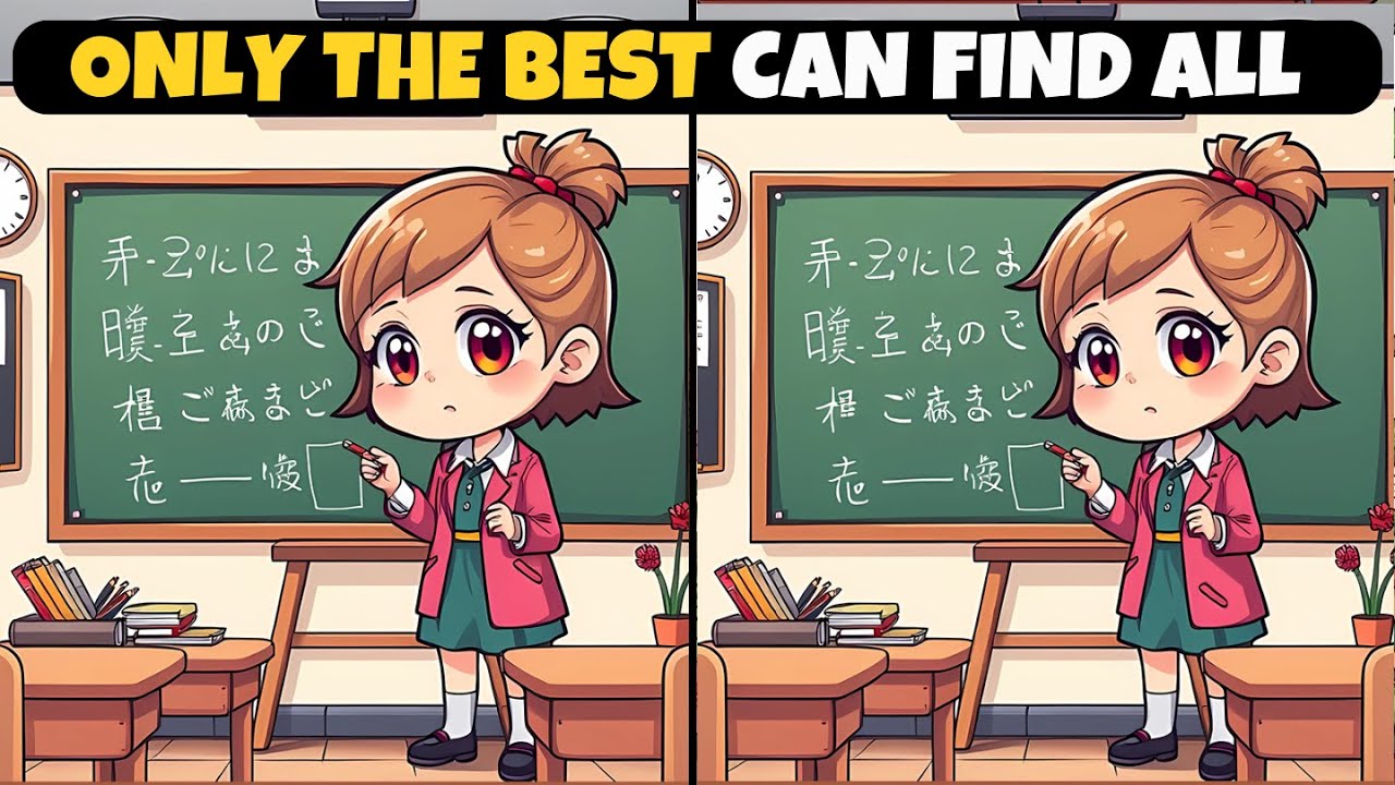 Spot 3 Differences : 95% Can’t Solve Level 5! Can you? 🧠🧩