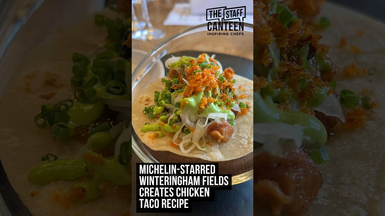 1 Michelin-starred Winteringham Fields restaurant creates chicken taco recipe