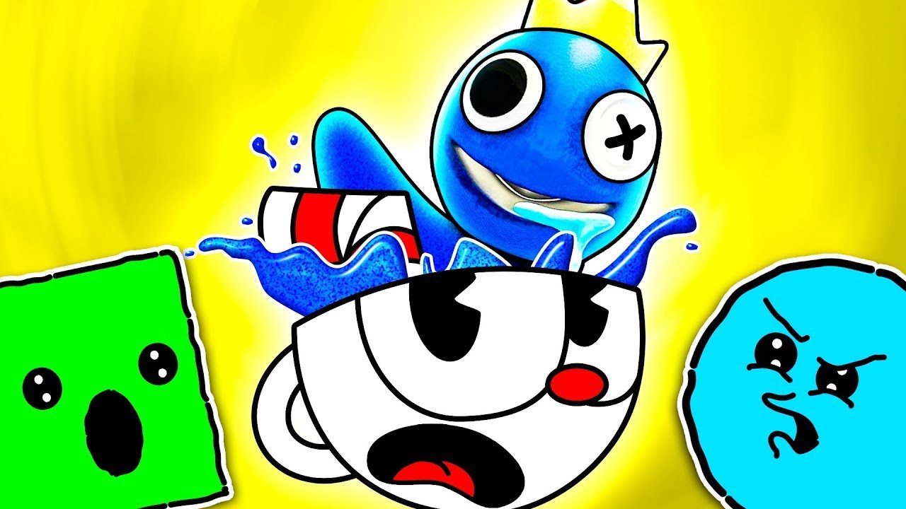 RAINBOW FRIENDS y SU ORIGEN EN CUPHEAD | Cuadradito y Circulito