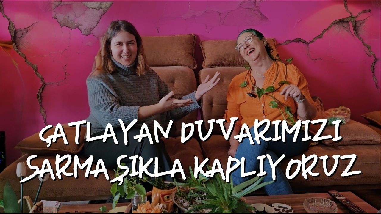 HER DEPREMDE ÇATLAYAN DUVARIMIZA YARATICI ÇÖZÜM