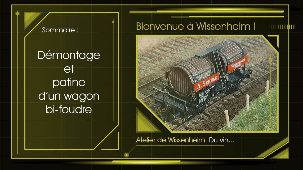 Patine d'un wagon Bi-foudre Sachsenmodelle