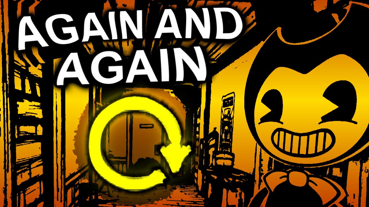 i’m trapped in a loop in this bendy fan game!!!