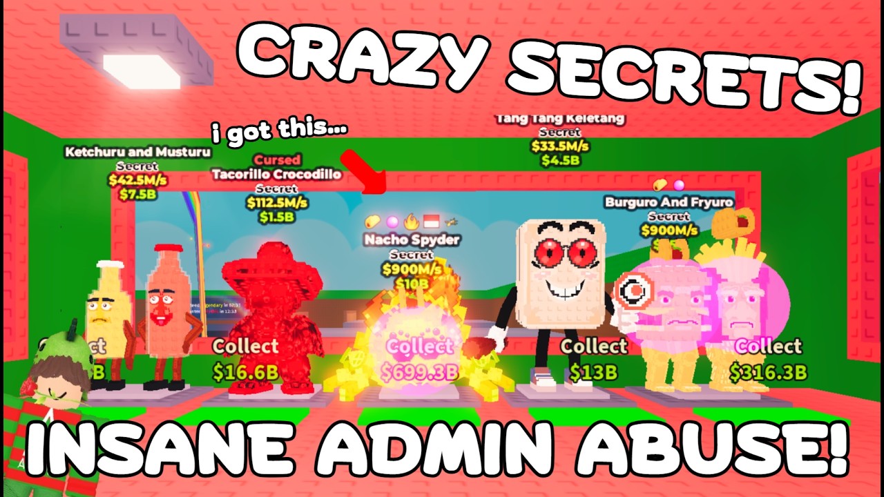 This was the BEST ADMIN ABUSE EVER in Roblox Steal A Brainrot... 🔥